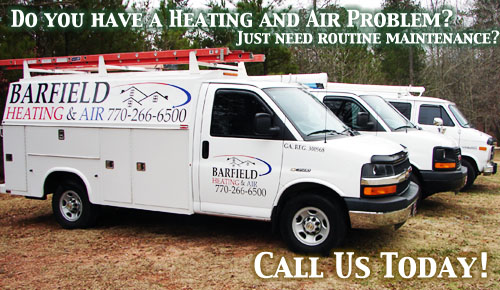 Call Barfield HVAC today!